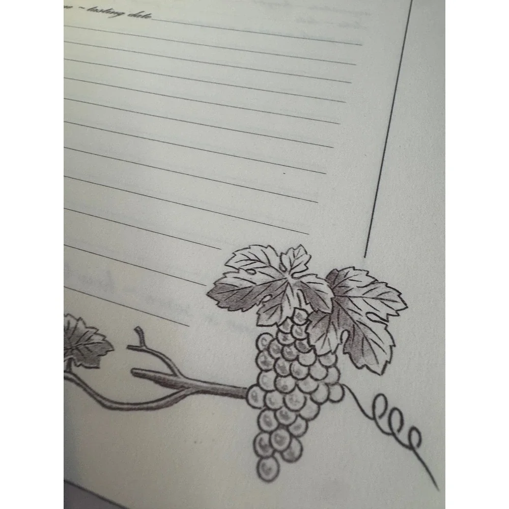 Wine Tasting Journal Made in Italy Wine Enthusiast Hardcover Book‎ of Wines